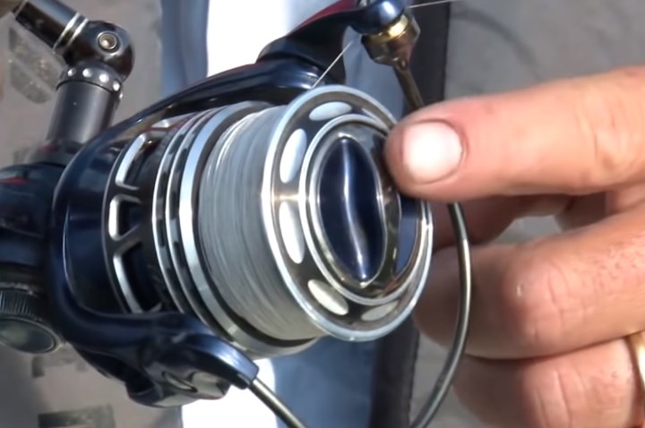 Drag Adjustment Button in Spinning Reel