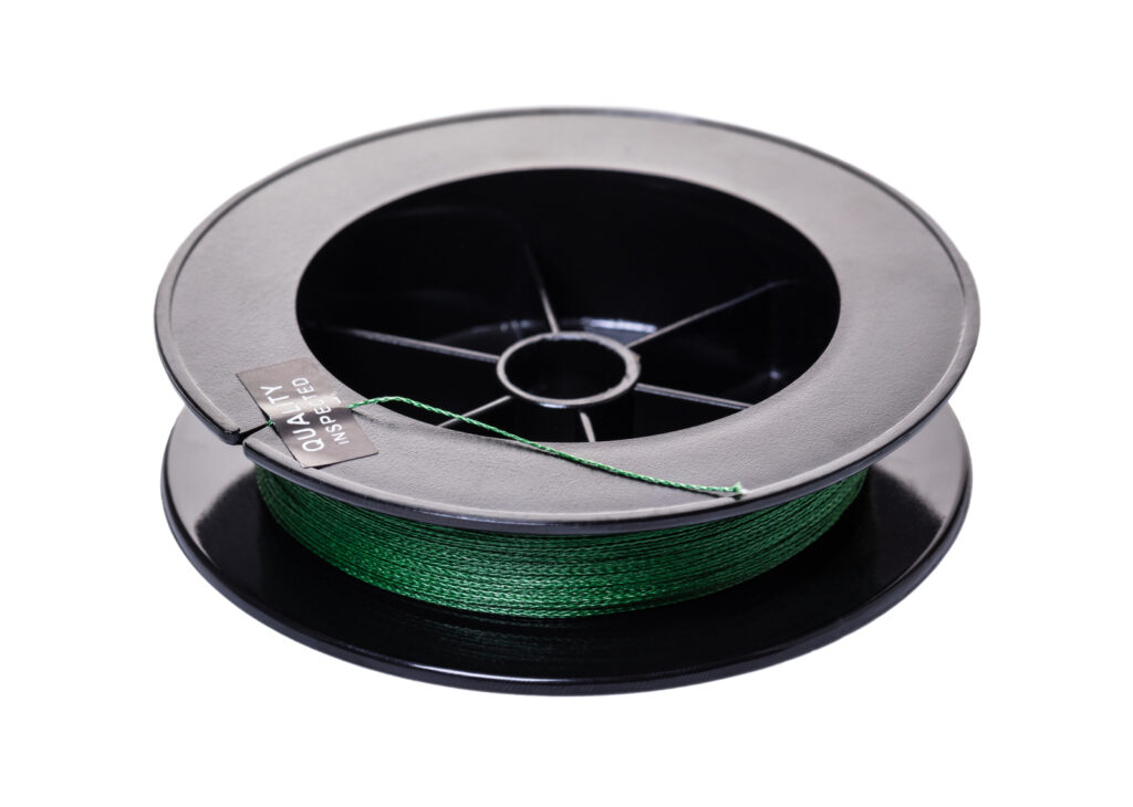 fishing reel with biodegradable line