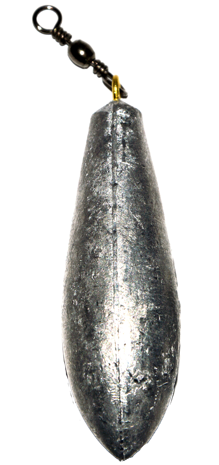 30-Pack 3oz Handmade Bank Sinkers - Top Grade Lead Fishing Weights (USA Made)